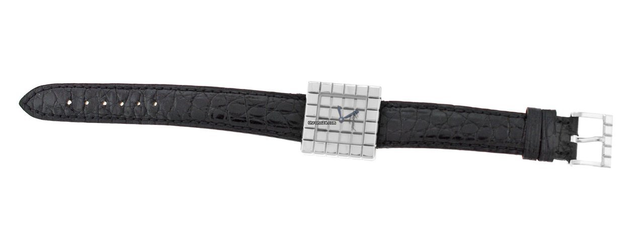 IMG_9081 Chopard Ice Cube Womens watch Quartz White gold 127407 Replica 7
