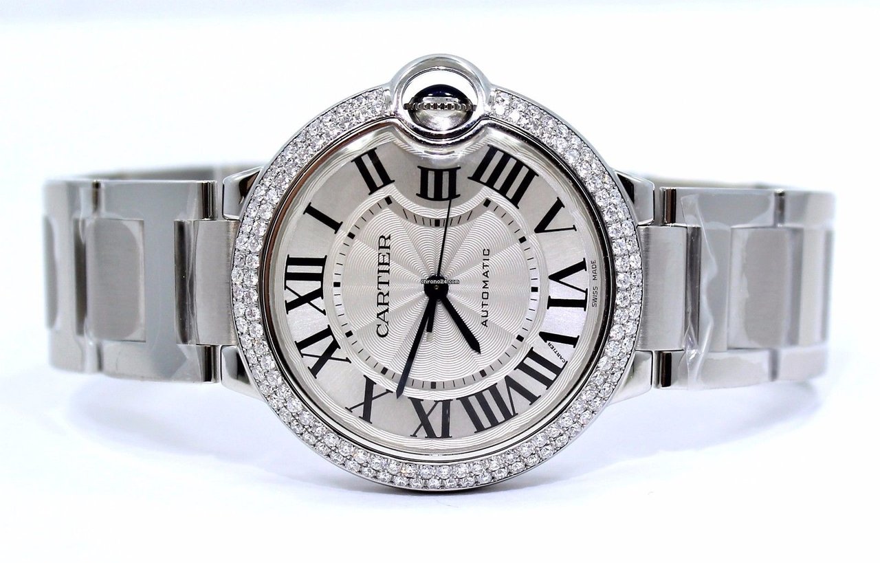 IMG_9081 Cartier Ballon Bleu 36mm Mens watch Unisex Automatic Steel W690046 Replica 8