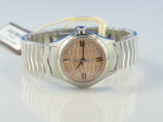 IMG_9081 Ebel Wave Womens watch Quartz Steel 1216413 Replica 8