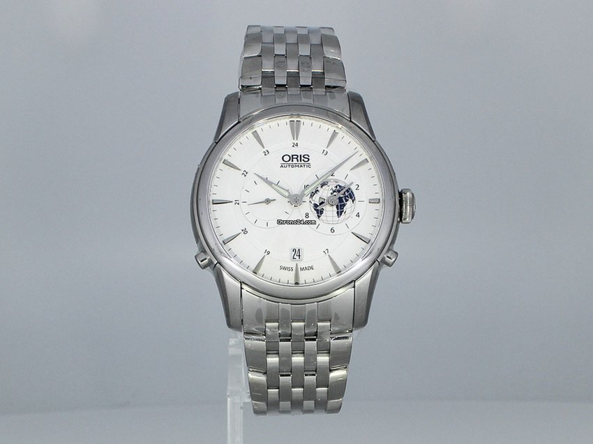 Oris Artelier Worldtimer Mens watch Unisex Automatic Steel 01 690 7690 4081 Replica 8