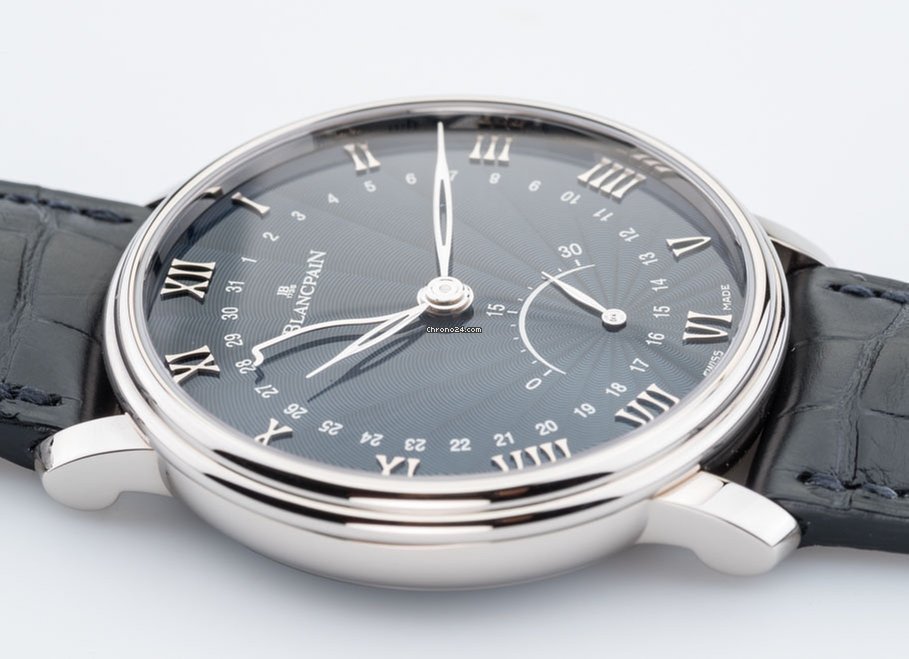 IMG_9081 Blancpain Villeret Ultra-Slim Mens watch Unisex Automatic White gold 6653q-1529-55b Replica 8