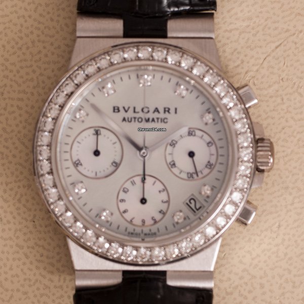 IMG_9081 Bulgari Diagono Automatic White gold CHW35WGDLD 9 Replica 8