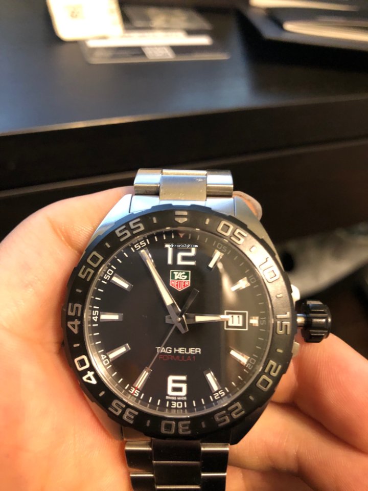 IMG_9081 TAG Heuer Formula 1 Quartz Mens watch Unisex Quartz Steel WAZ1110.BA0875 Replica 8