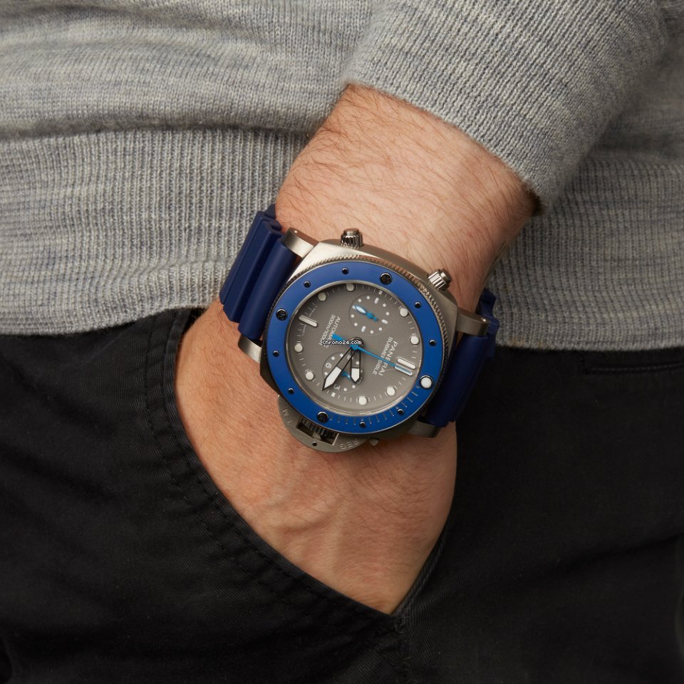 Panerai Luminor Submersible Mens watch Unisex Automatic Steel PAM00982 Replica 8