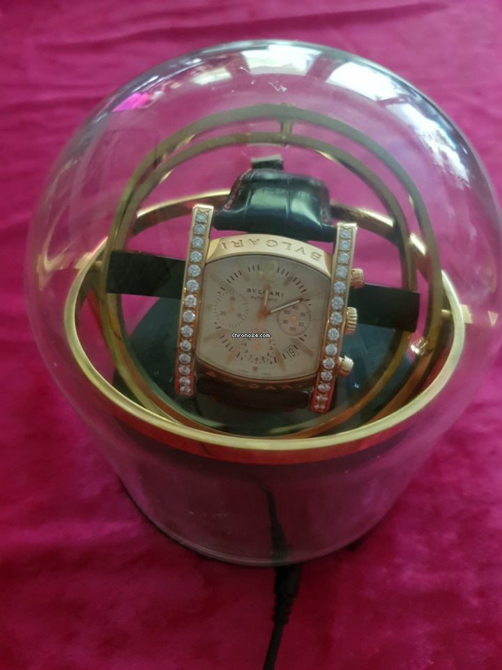 IMG_9081 Bulgari Assioma Mens watch Unisex Automatic Yellow gold L0317 Replica 8