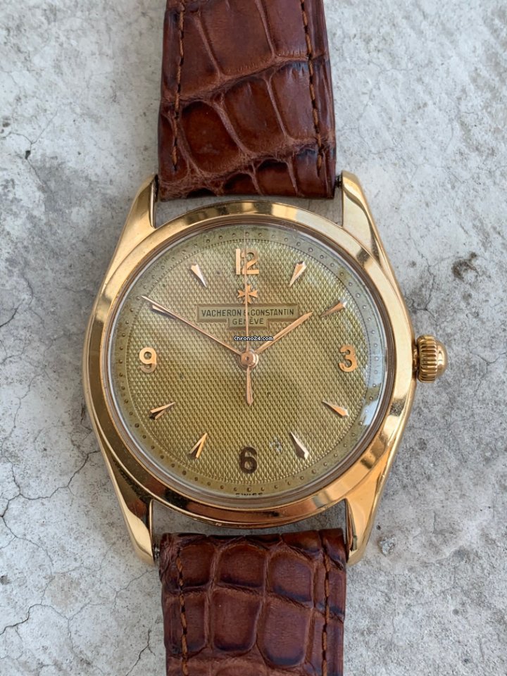 Vacheron Constantin Manual winding Rose gold 6062 Replica 8