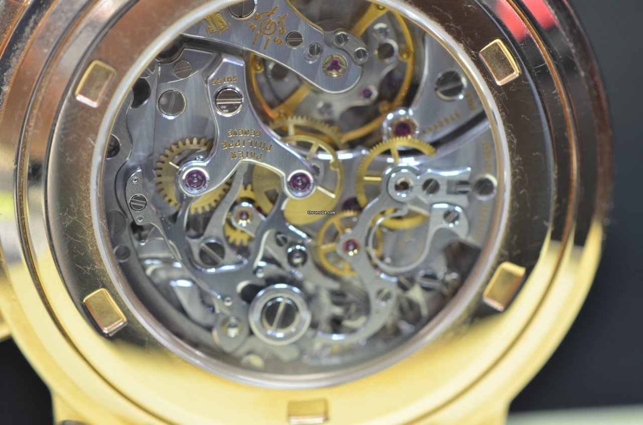 Patek Philippe Chronograph Mens watch Unisex Manual winding Rose gold 5070R Replica 8