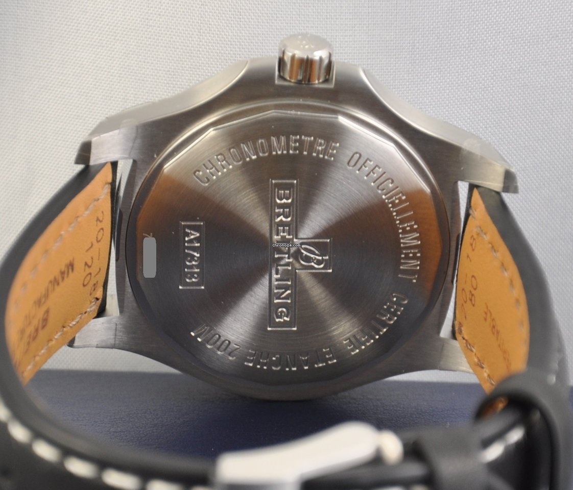 IMG_9081 Breitling Chronomat Colt Mens watch Unisex Automatic Steel A17313101G1X1 Replica 8
