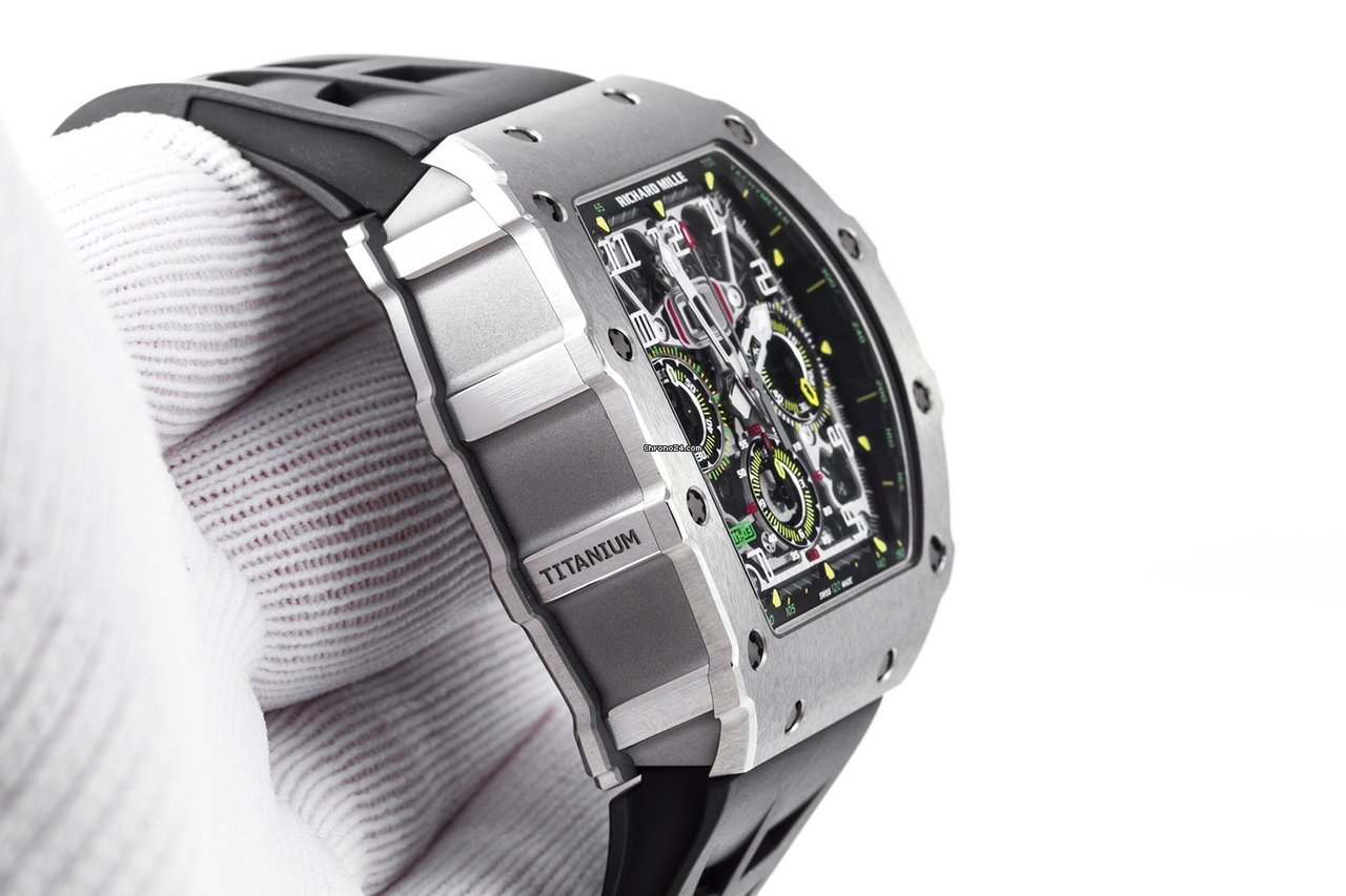 IMG_9081 Richard Mille RM 011 Mens watch Unisex Automatic Titanium RM 11-03 Ti Replica 8