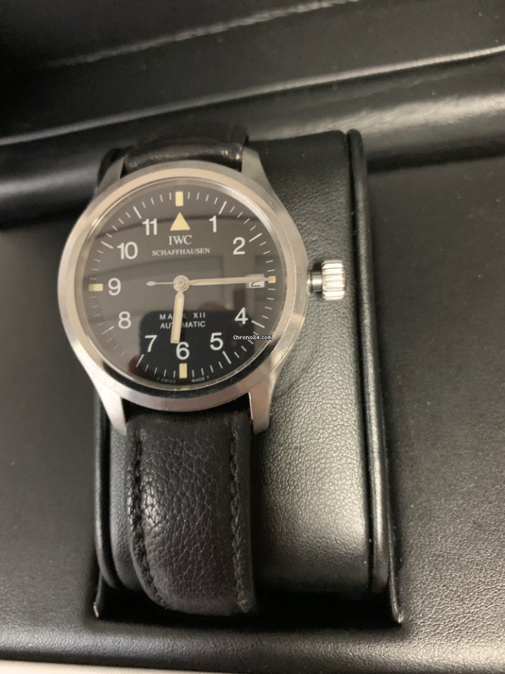 IMG_9081 IWC Pilot Mark Mens watch Unisex Automatic Steel 3241-001 Replica 8