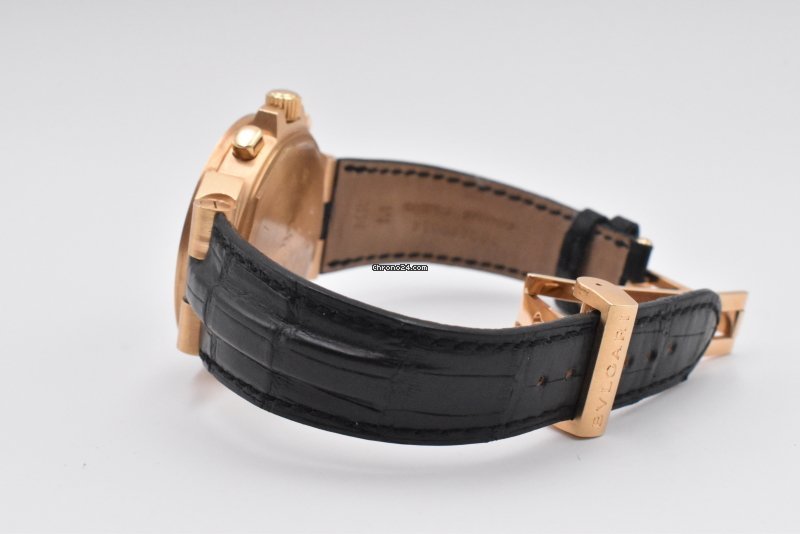 IMG_9081 Bulgari Diagono Mens watch Unisex Automatic Yellow gold CH.40.G.TA Replica 8