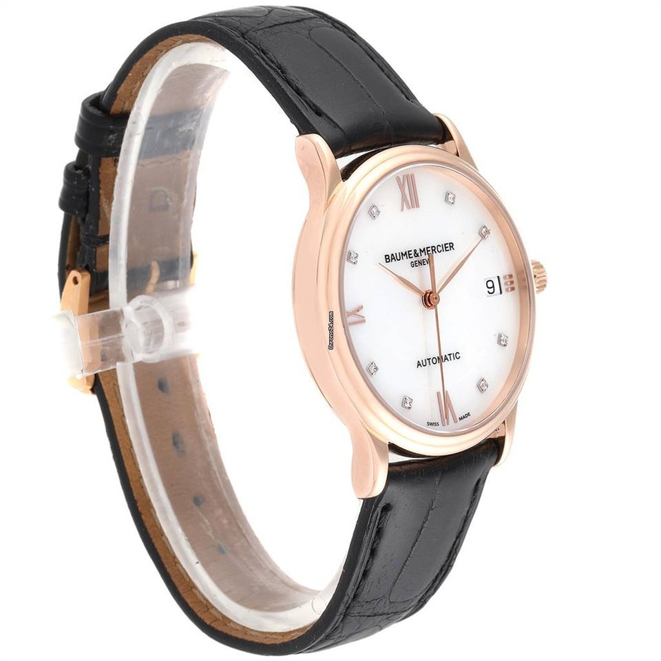 IMG_9081 Baume & Mercier Classima Mens watch Unisex Automatic Rose gold 10077 Replica 8