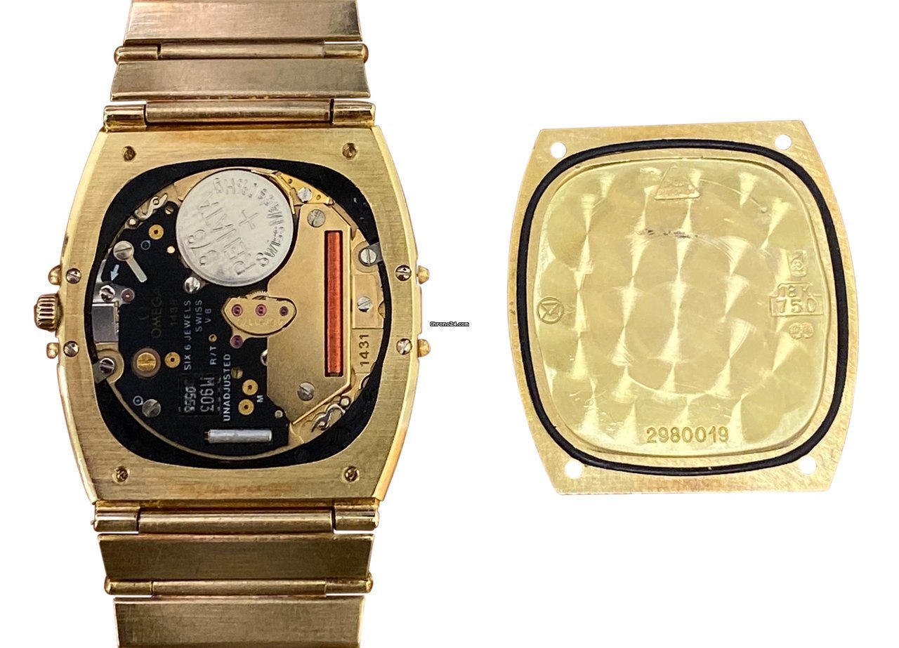 Omega Constellation Quartz Mens watch Unisex Quartz Yellow gold 498.0019 Replica 8
