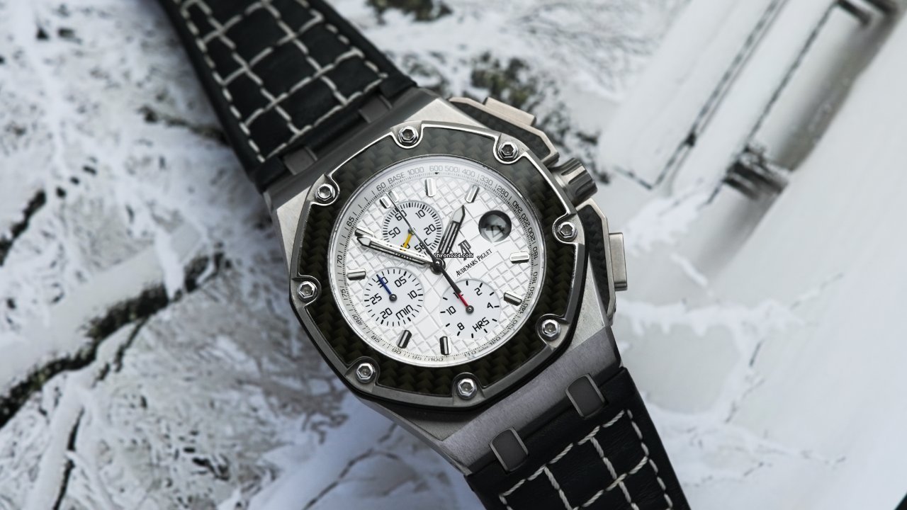 IMG_9081 Audemars Piguet Royal Oak Offshore Chronograph Mens watch Unisex Automatic Titanium 26030IO.OO.D001IN.01 Replica 8