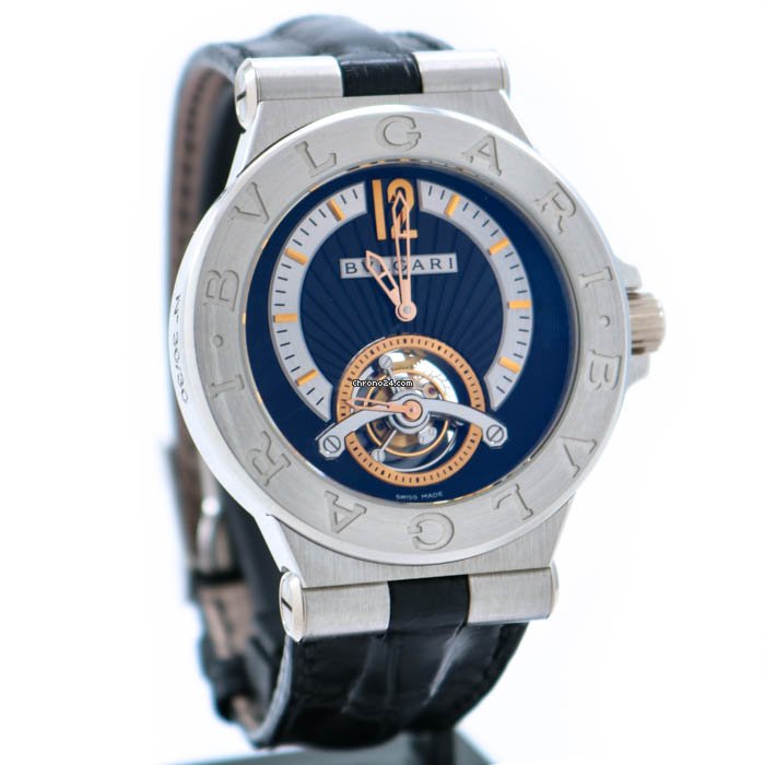 IMG_9081 Bulgari Diagono Mens watch Unisex Automatic Platinum DG42PTB Replica 8