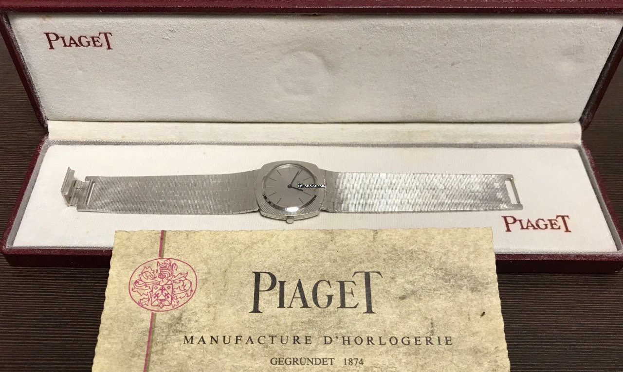 IMG_9081 Piaget Mens watch Unisex Automatic White gold 12441C4 Replica 8