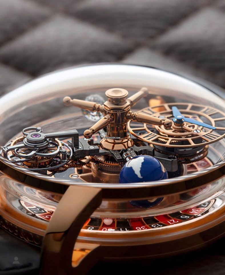 Jacob & Co. Astronomia Mens watch Unisex Manual winding Rose gold AT160.40.AB.AB.B Replica 8
