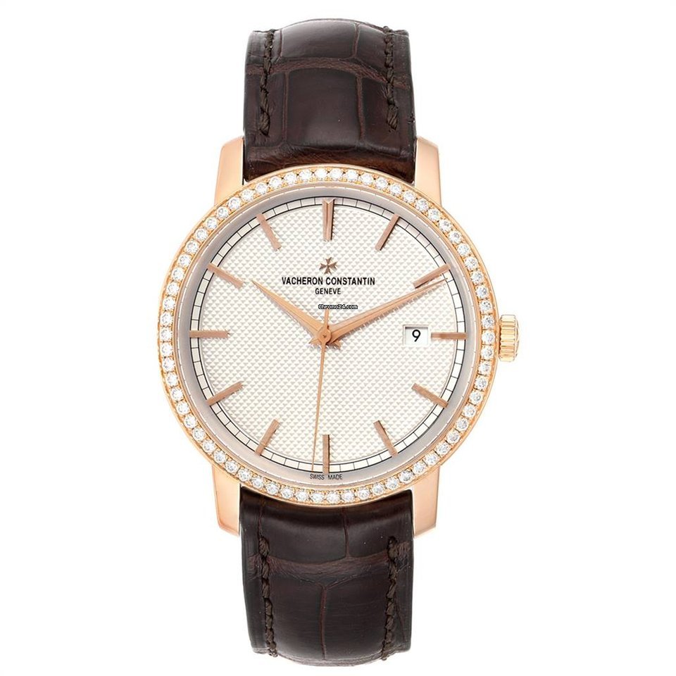 IMG_9081 Vacheron Constantin Traditionnelle Mens watch Unisex Automatic Rose gold 85520 000R-9850 Replica 8