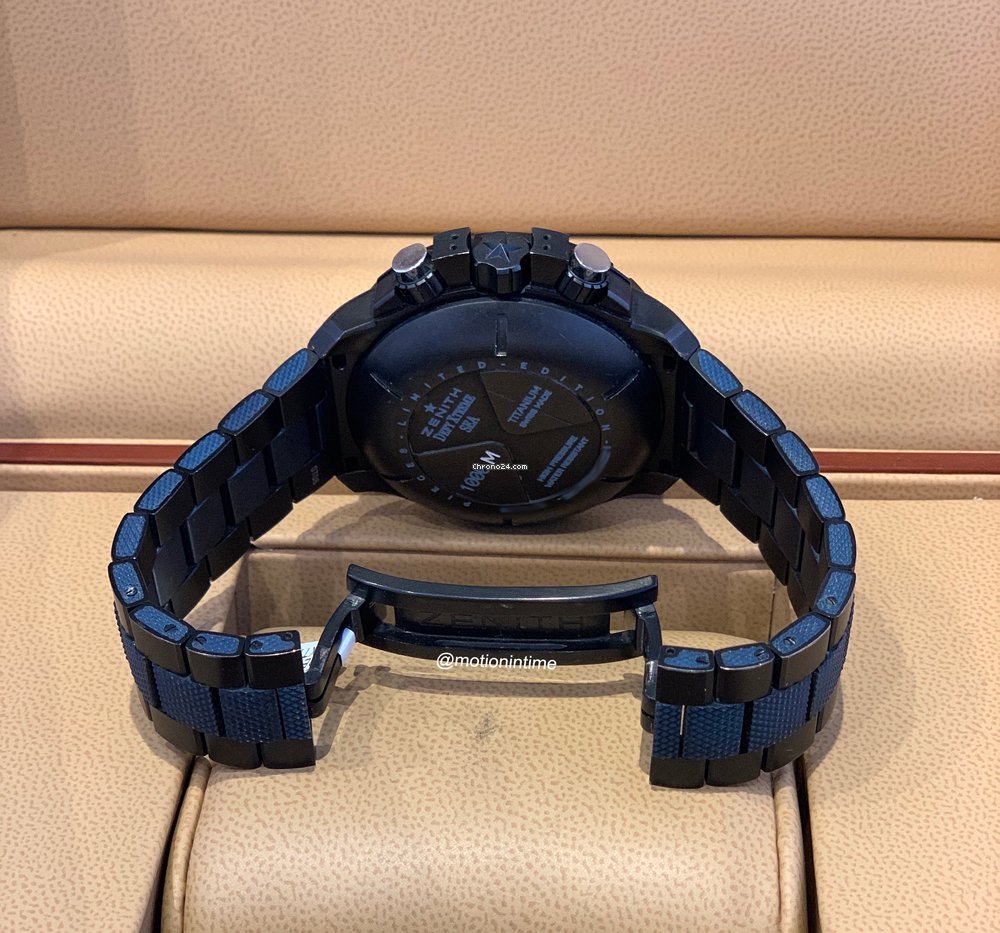 IMG_9081 Zenith Defy El Primero Mens watch Unisex Automatic Titanium 96.0529.4021 51.M533 Replica 8