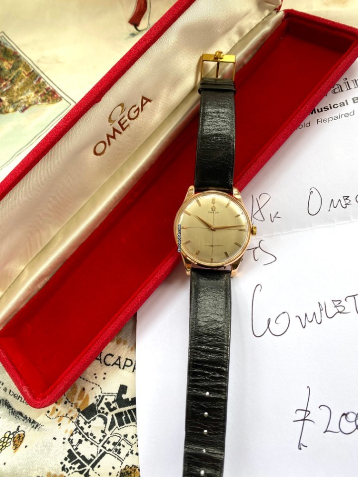 Omega De Ville Tresor Mens watch Unisex Manual winding Yellow gold TR|SOR ref:2896 Replica 8