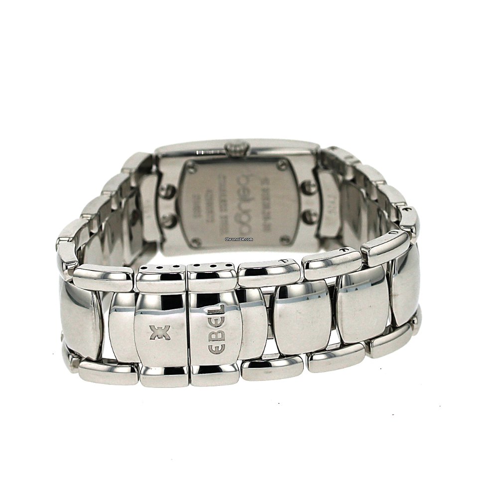 IMG_9081 Ebel Beluga Womens watch Quartz Steel 9057A28 Replica 8