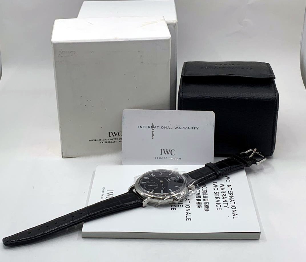 IWC Portofino Hand-Wound Manual winding Steel IW5448-01 Replica 8