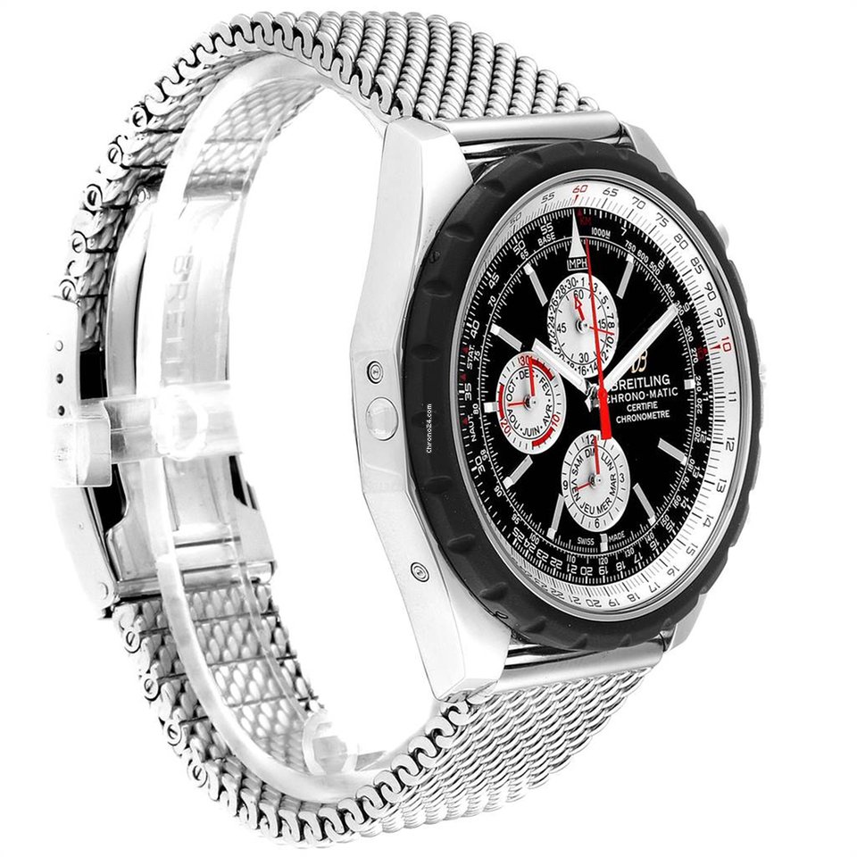 IMG_9081 Breitling Chrono-Matic 1461 Mens watch Unisex Automatic Steel A19360 Replica 8