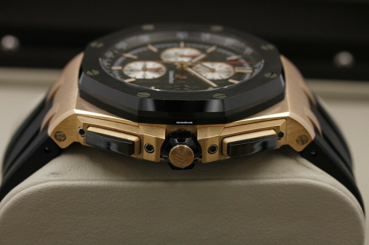 Audemars Piguet Royal Oak Offshore Chronograph Mens watch Unisex Automatic Rose gold 26400OR.OO.A002CA.01 Replica 8