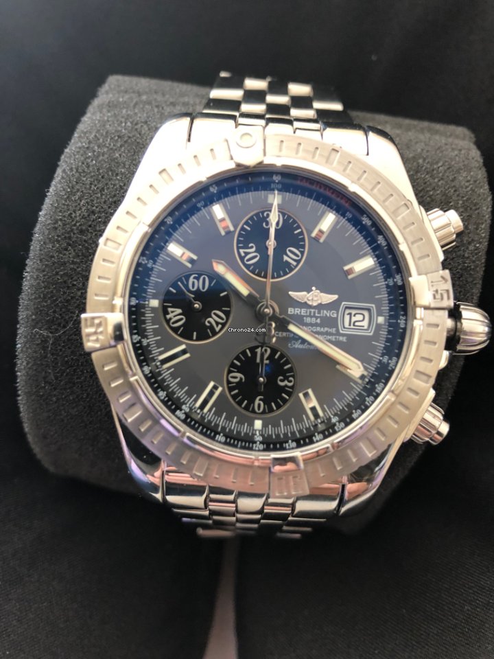 IMG_9081 Breitling Chronomat Evolution Mens watch Unisex Automatic A1335611F517 Replica 8