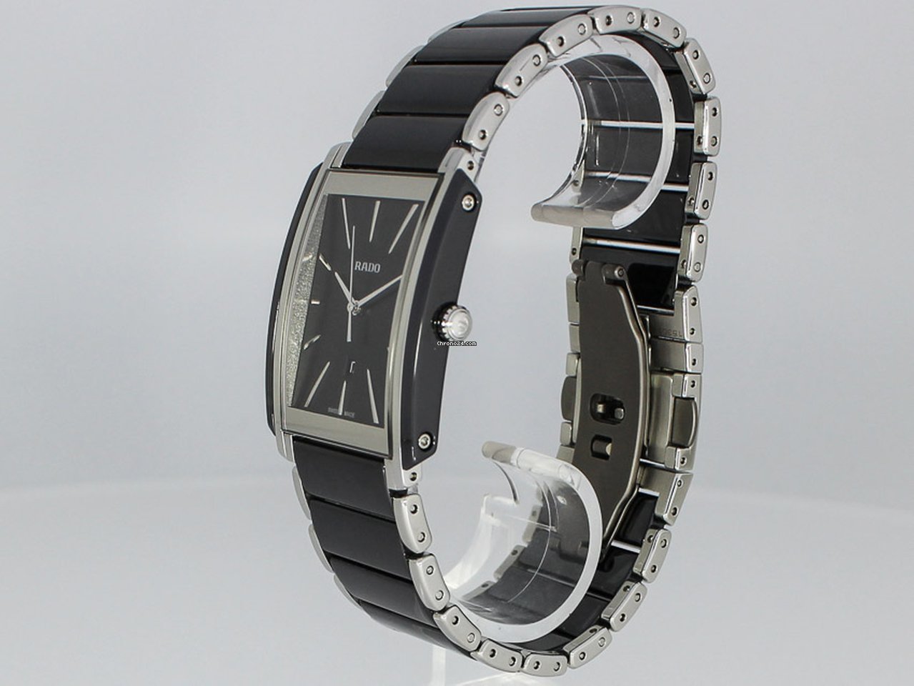 IMG_9081 Rado Integral Mens watch Unisex Quartz Ceramic R20963152 Replica 8
