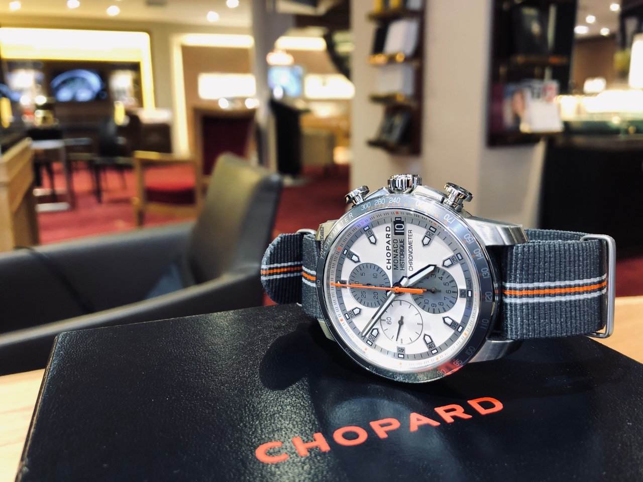 IMG_9081 Chopard Grand Prix de Monaco Historique Mens watch Unisex Automatic Titanium 168570-3002 Replica 8