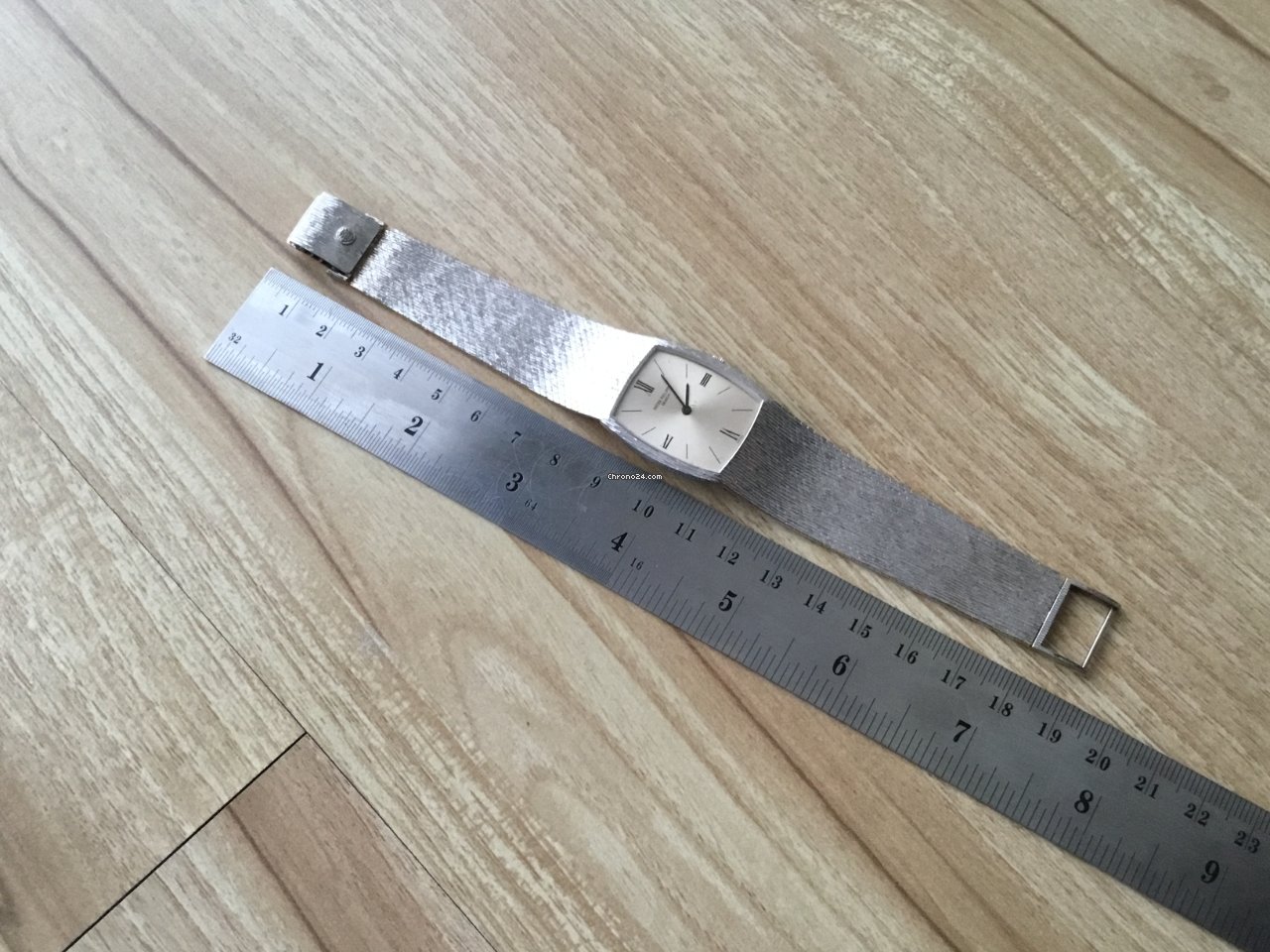 Patek Philippe Mens watch Unisex Manual winding White gold 3528-3 Replica 8
