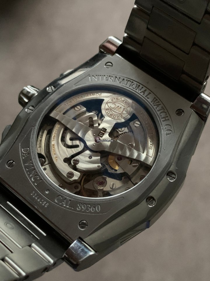 IMG_9081 IWC Da Vinci Chronograph Mens watch Unisex Automatic Steel IW376407 Replica 8
