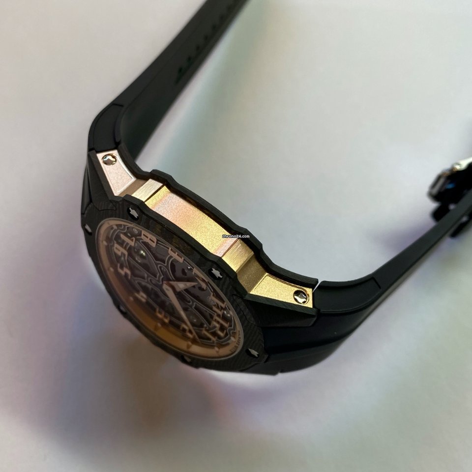 IMG_9081 Richard Mille Mens watch Unisex Automatic Rose gold RM033-02 Replica 8