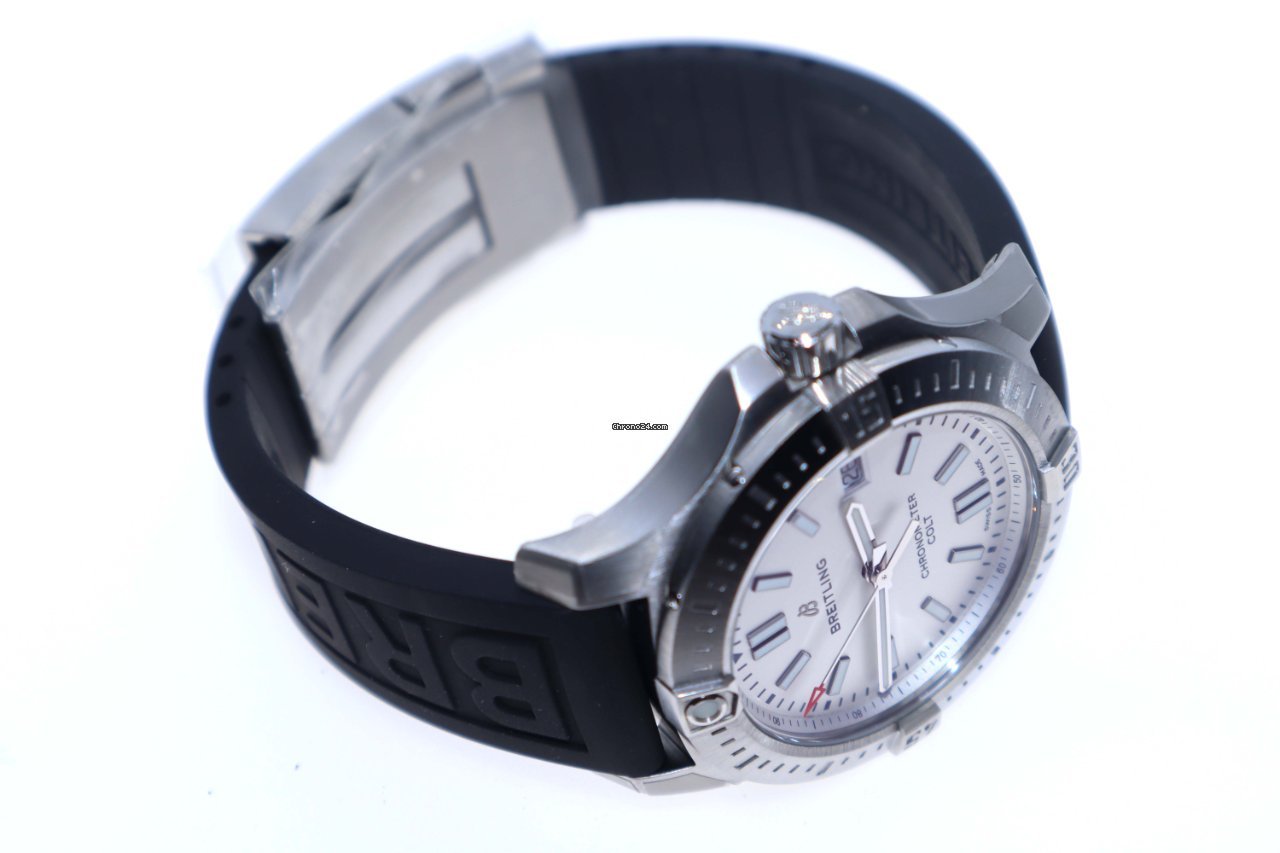 IMG_9081 Breitling Chronomat Colt Mens watch Unisex Automatic Steel A17313101G1S1 Replica 8