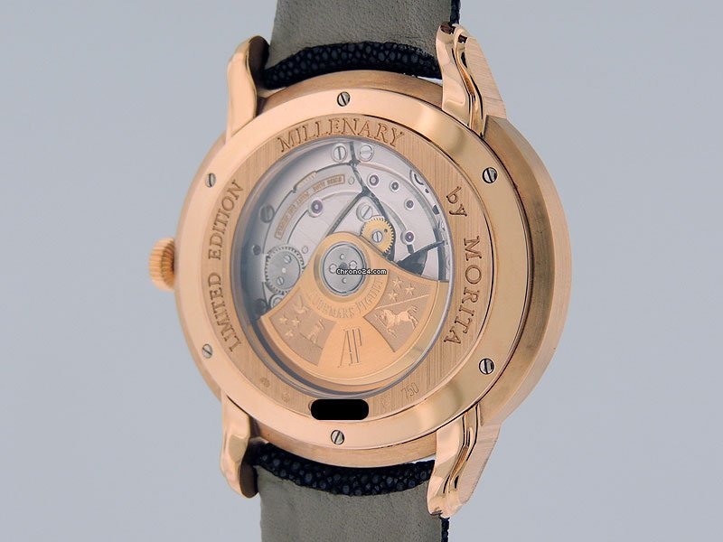 IMG_9081 Audemars Piguet Millenary Mens watch Unisex Automatic Rose gold 153310R.OO.D002CR.01 Replica 8