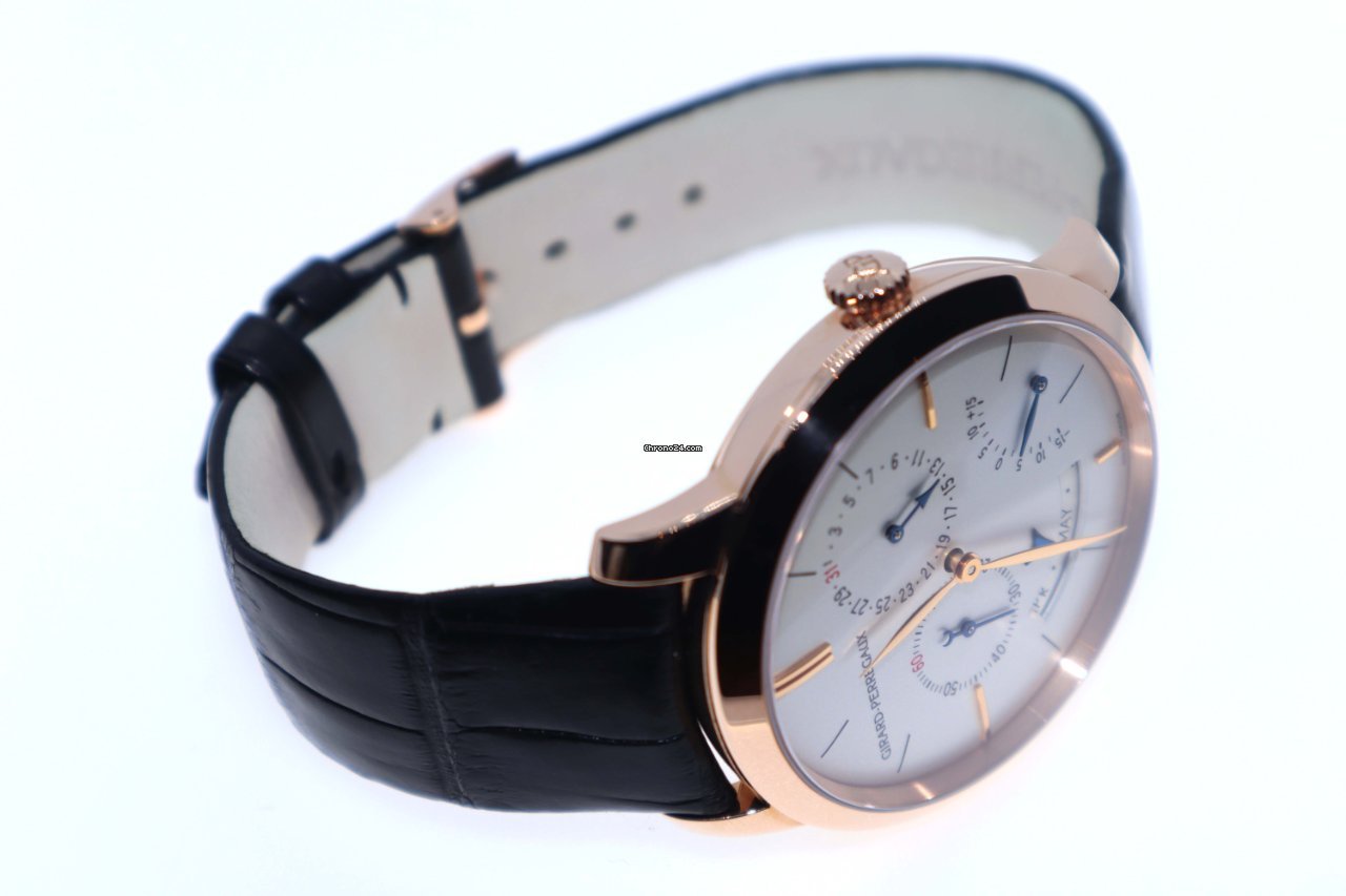 IMG_9081 Girard Perregaux 1966 Mens watch Unisex Automatic Rose gold 49538-52-131-BK6A Replica 8