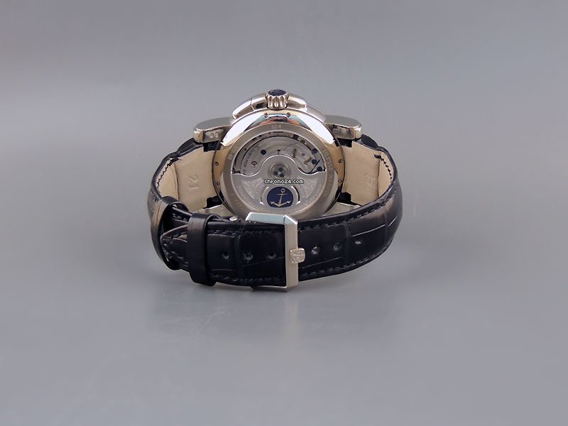 Ulysse Nardin GMT + - Perpetual Mens watch Unisex Automatic White gold 320-60 60 Replica 8
