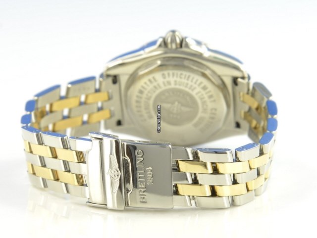 Breitling Cockpit Lady Womens watch Quartz Gold Steel D71356 Replica 8