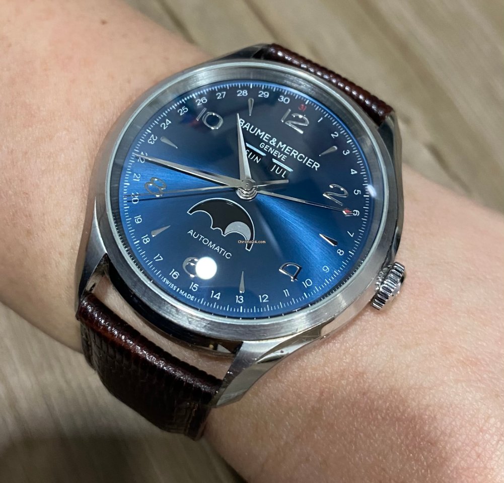 IMG_9081 Baume & Mercier Clifton Mens watch Unisex Automatic Steel MOA10057 Replica 8