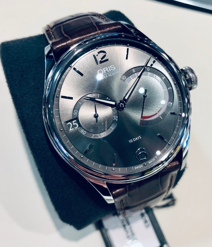 IMG_9081 Oris Artelier Calibre 111 Mens watch Unisex Manual winding Steel 01 111 7700 4063-Set 1 23 72FC Replica 8