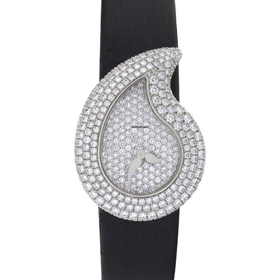 Chopard Quartz White gold 43 6700 Replica 8