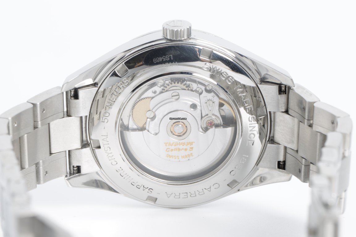 TAG Heuer Carrera Calibre 5 Mens watch Unisex Automatic Steel WV211A-0 Replica 8