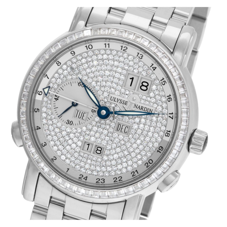 IMG_9081 Ulysse Nardin Mens watch Unisex Automatic White gold 320-8 Replica 8