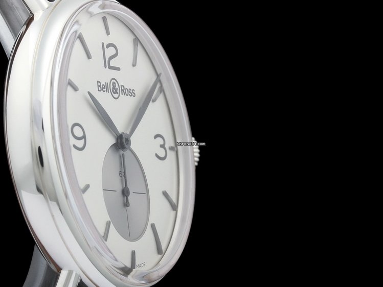 IMG_9081 Bell & Ross Vintage Mens watch Unisex Manual winding Silver BRWW1-ME-AG-OP-SCR Replica 8