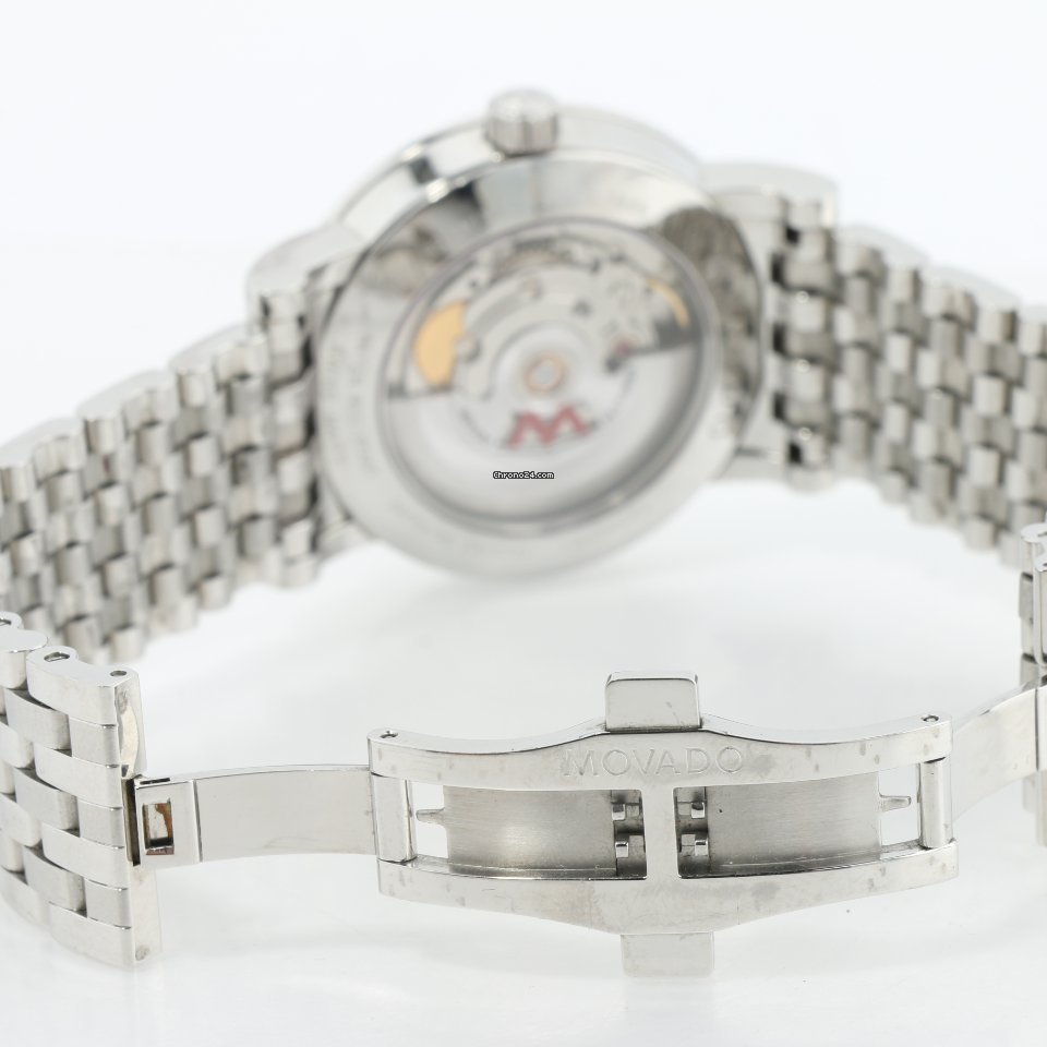 IMG_9081 Movado Red Label Mens watch Unisex Automatic Steel 84 P2 1889 Replica 8
