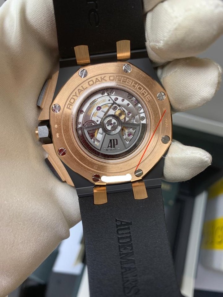 IMG_9081 Audemars Piguet Royal Oak Offshore Chronograph Mens watch Unisex Automatic Ceramic 26405nr.oo.a002ca.01 Replica 8