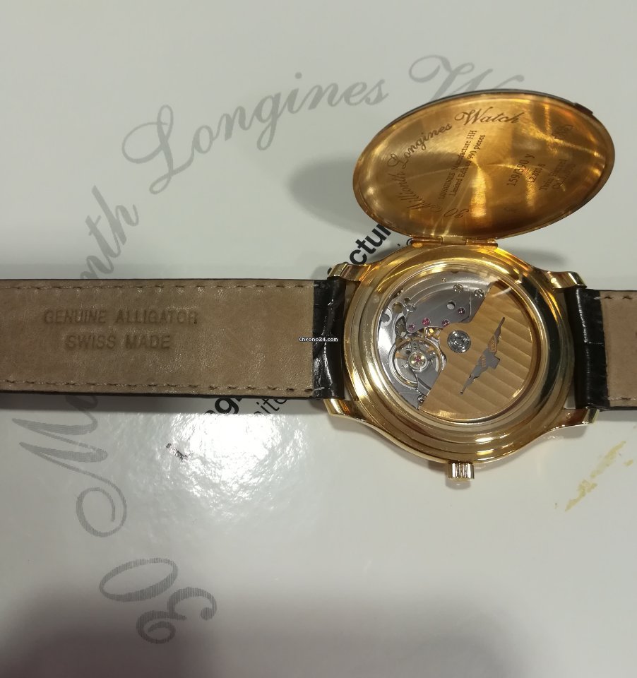 IMG_9081 Longines Mens watch Unisex Automatic Yellow gold L2.630.6 Replica 8