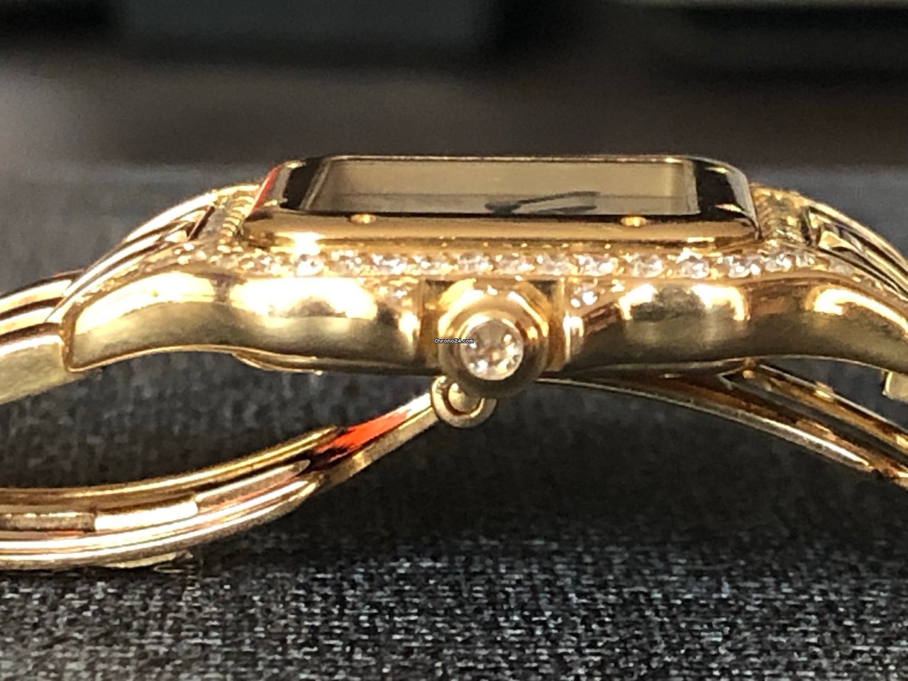 Cartier Panthere Womens watch Quartz Yellow gold 866919 Replica 8
