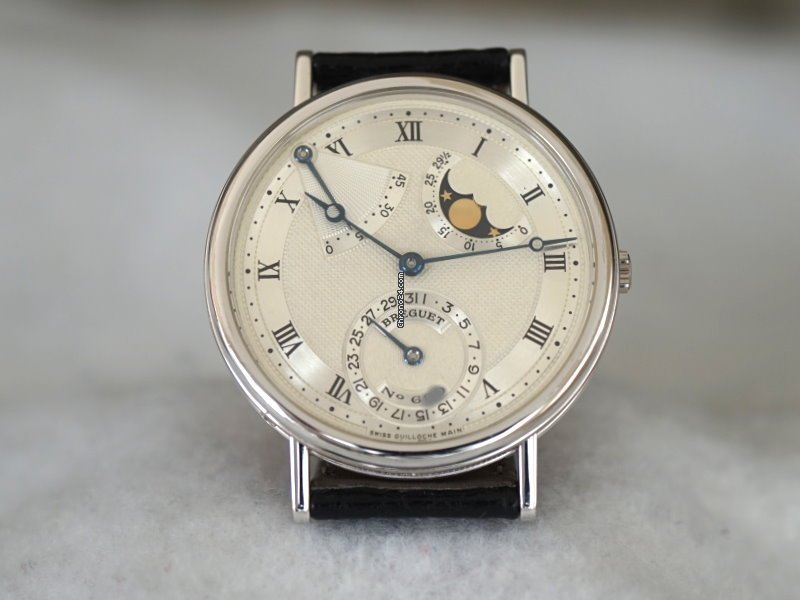 IMG_9081 Breguet Classique Mens watch Unisex Manual winding White gold 3130BB 11 986 Replica 8